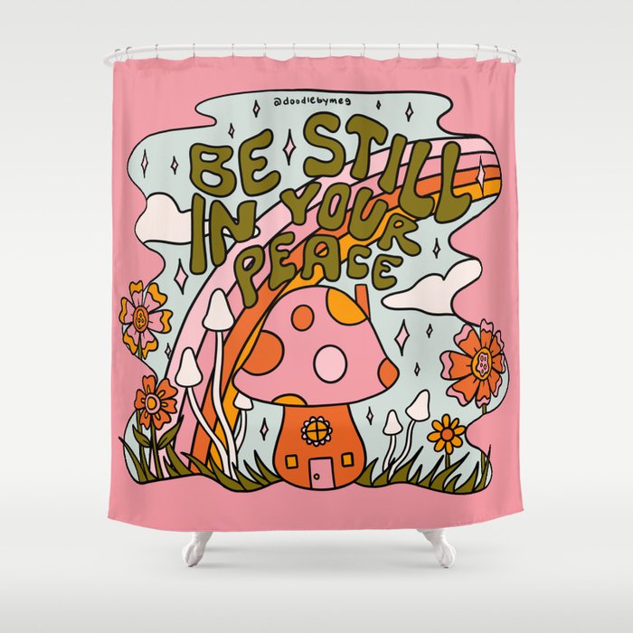 Be Still In Your Peace Shower Curtain Gallery Image 1