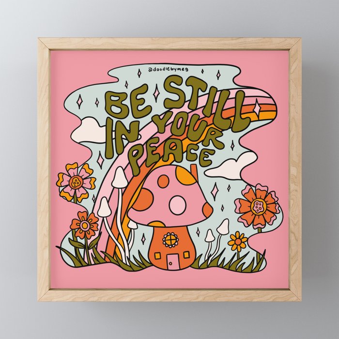 Be Still In Your Peace Mini Art Print Gallery Image 1