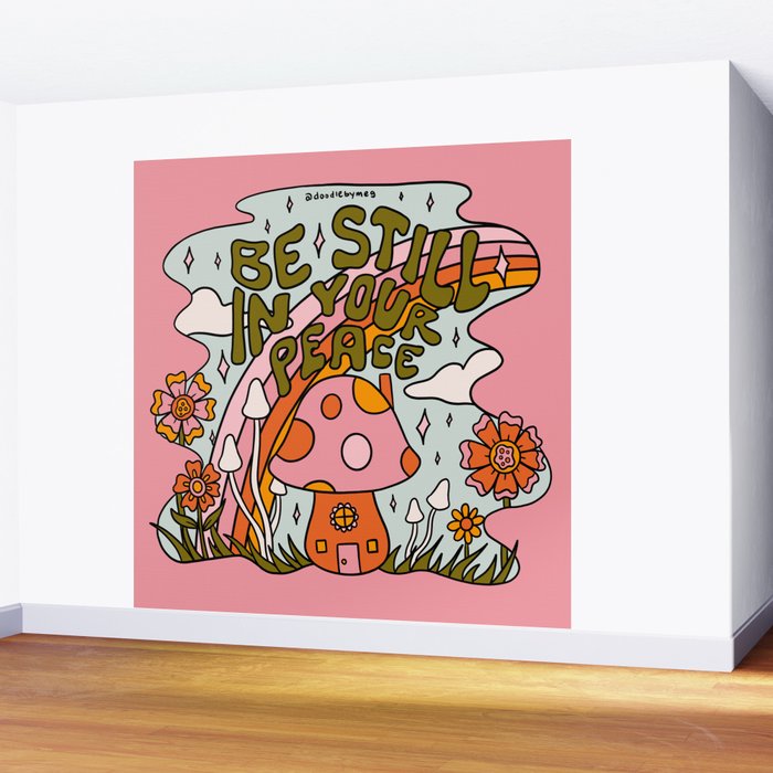Be Still In Your Peace Wall Mural Gallery Image 2