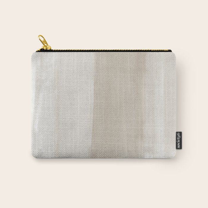 Beige Ombre Minimalist Abstract Painting Carry All Pouch Gallery Image 1