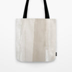 Beige Ombre Minimalist Abstract Painting Tote Bag Gallery Image 1