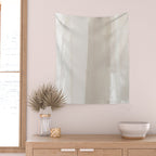 Beige Ombre Minimalist Abstract Painting Wall Tapestry Gallery Image 2