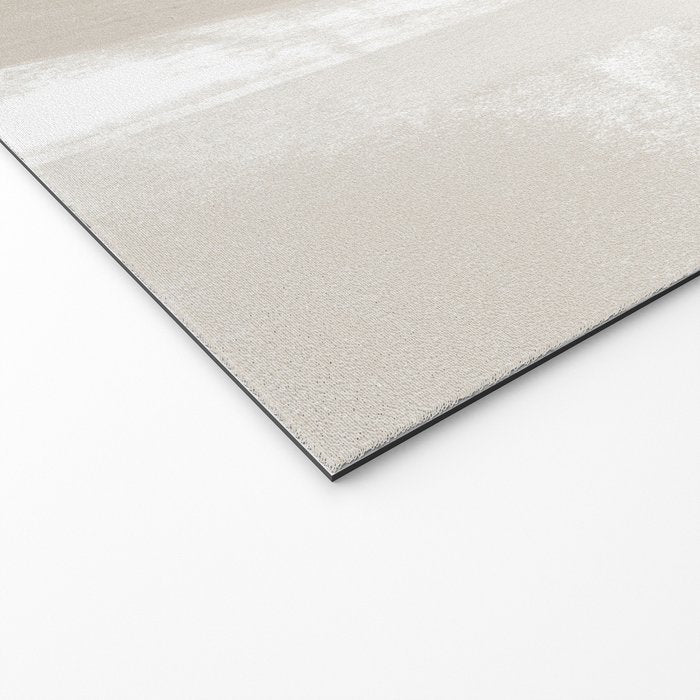 Beige Ombre Minimalist Abstract Painting Welcome Mat Gallery Image 2