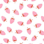 Sweet Strawberries - pink and red on white Coffee Mug Gallery Image 2