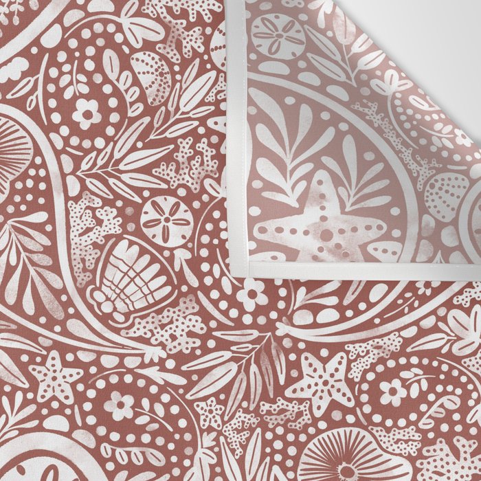 Underwater Paisley Elegance Wall Tapestry Gallery Image 3