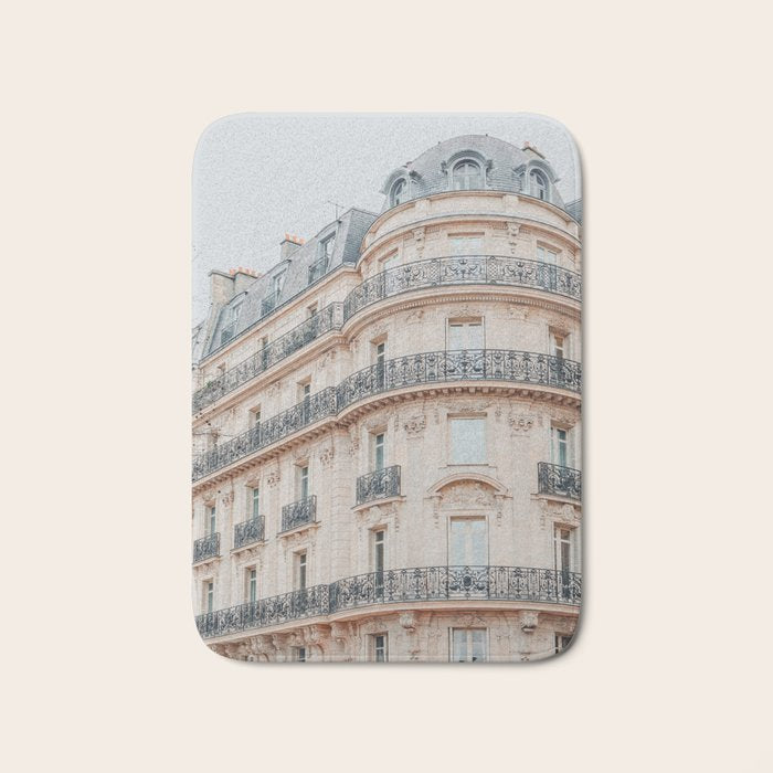 Belle Paris - France Travel Photography Print, Architecture Bath Mat Gallery Image 1