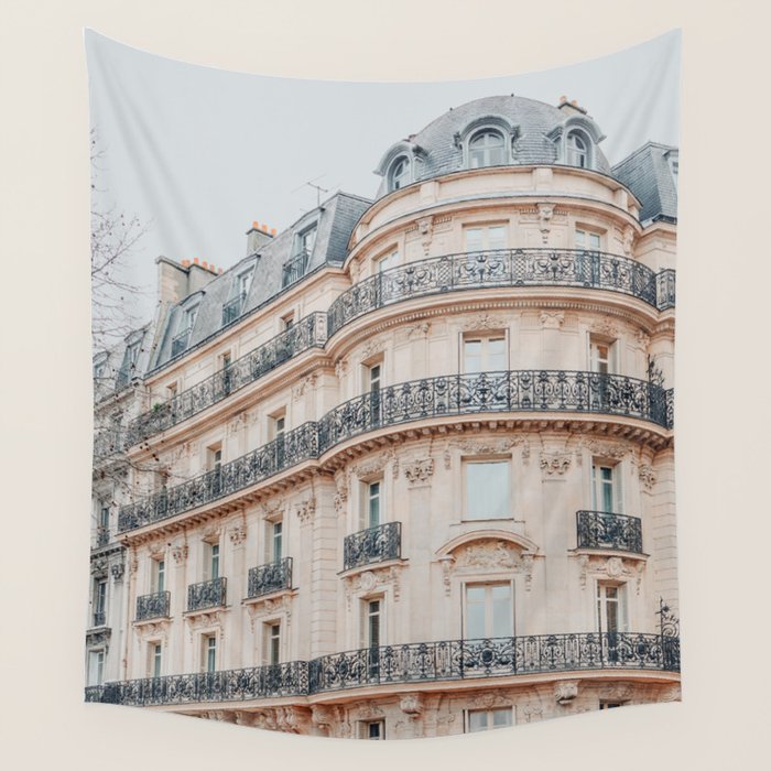 Belle Paris - France Travel Photography Print, Architecture Wall Tapestry Gallery Image 1