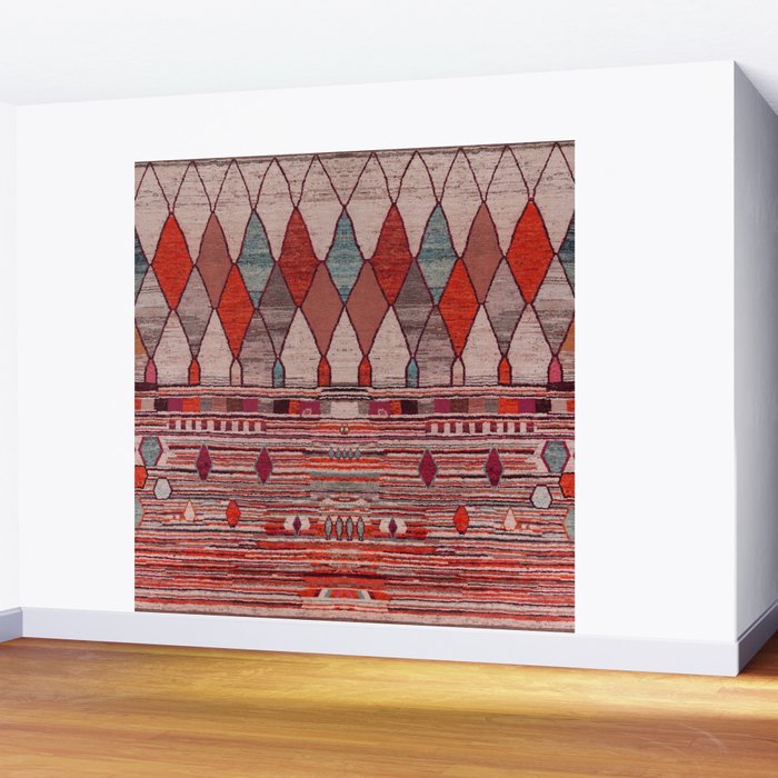 Earthy Berber Geometry Wall Mural Gallery Image 2