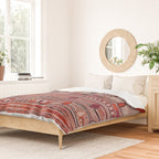 Earthy Berber Geometry Duvet Cover Gallery Image 2