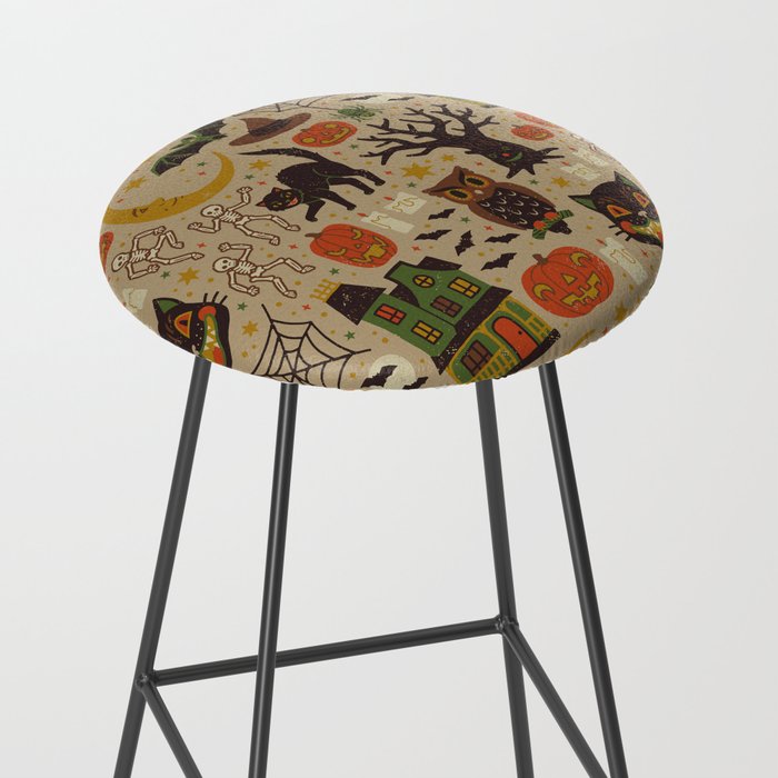 Vintage Halloween Stool Gallery Image 2