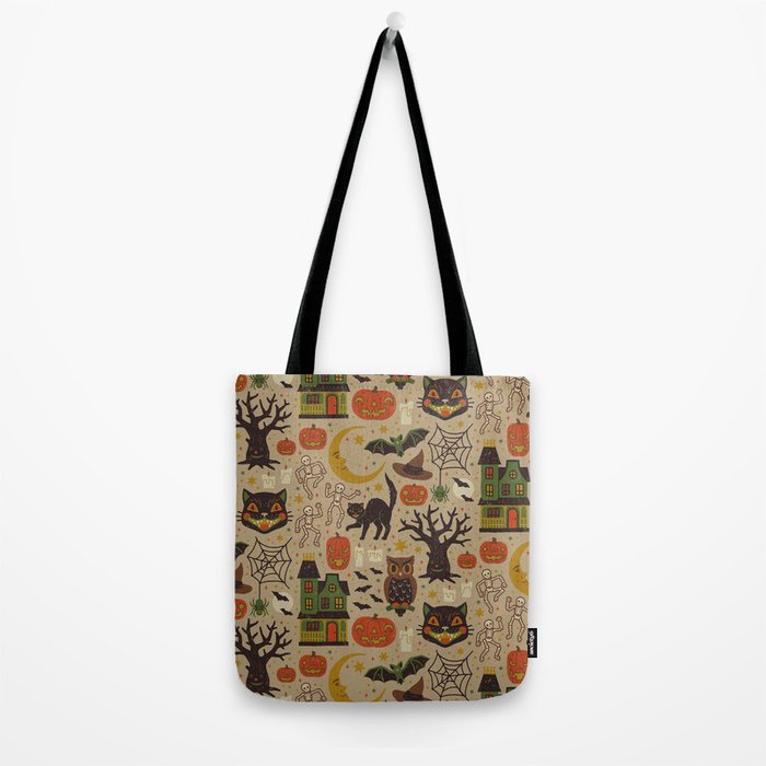 Vintage Halloween Tote Bag Gallery Image 2