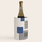 Stripes and Square Blue Composition - Abstract Wine Chiller Gallery Image 2
