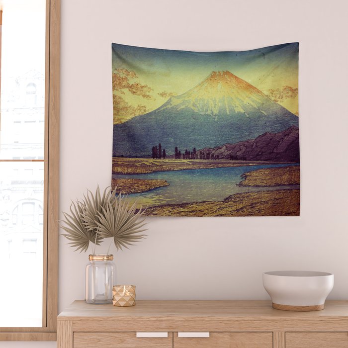 Magic Hour at Danesari - Nature Landscape Wall Tapestry Gallery Image 2