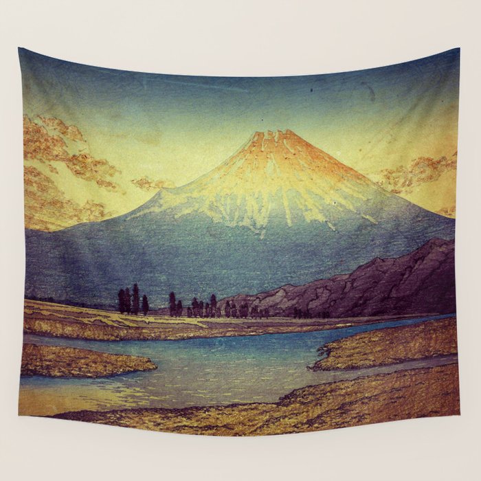 Magic Hour at Danesari - Nature Landscape Wall Tapestry Gallery Image 1