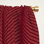 Elysian IV Ruby Red Window Curtain Gallery Image 2