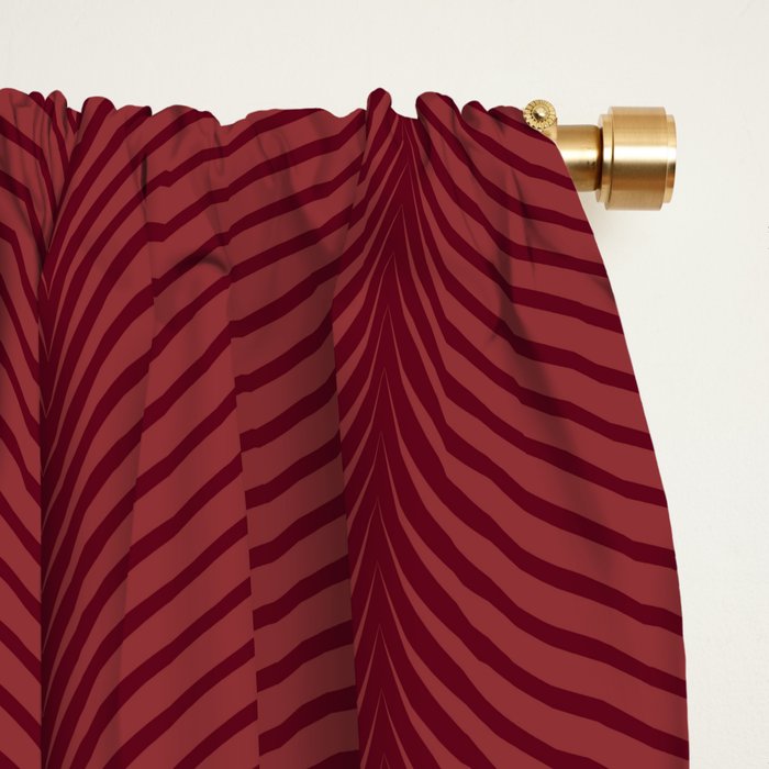 Elysian IV Ruby Red Window Curtain Gallery Image 2