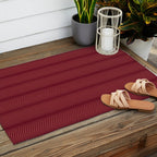 Elysian IV Ruby Red Outdoor Rug Gallery Image 2