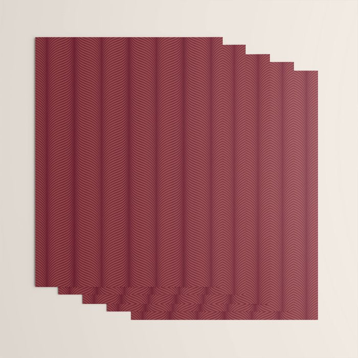 Elysian IV Ruby Red Wrapping Paper Gallery Image 3