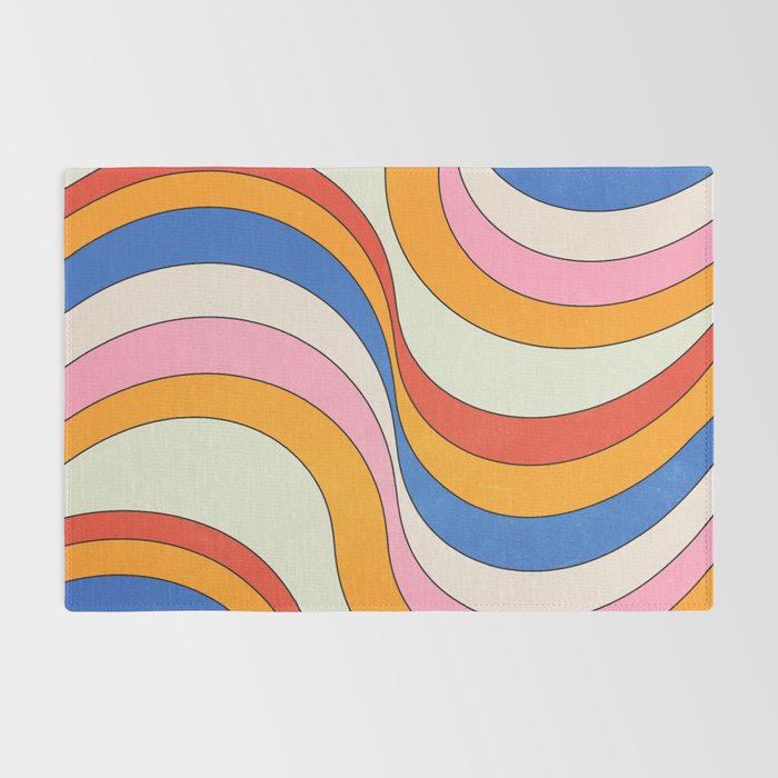 Retro Waves Rug Gallery Image 2
