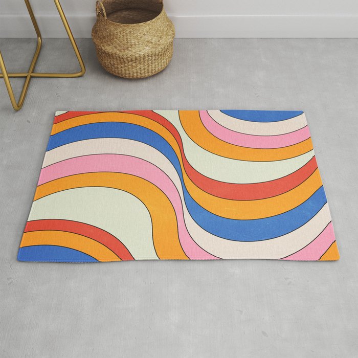 Retro Waves Rug Gallery Image 1