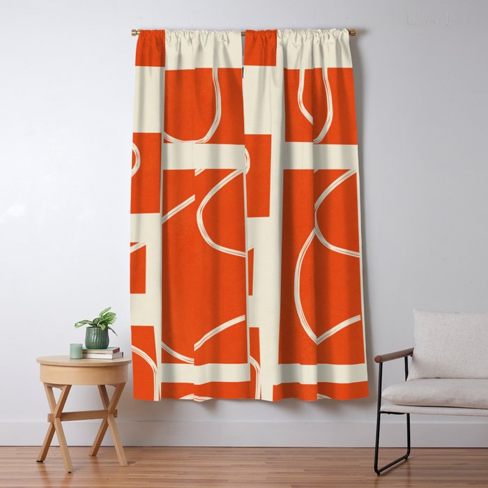 Abstract Pathways 5 Window Curtain Gallery Image 5