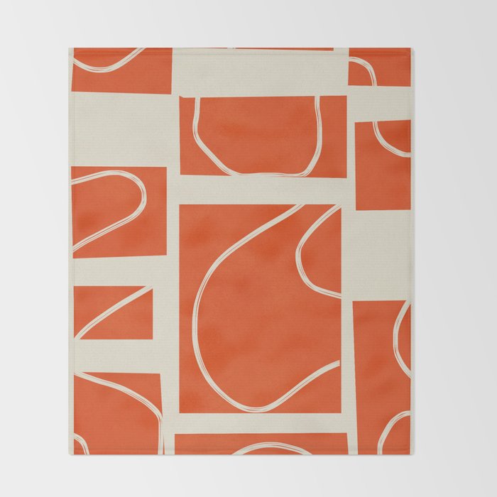 Abstract Pathways 5 Throw Blanket Gallery Image 2