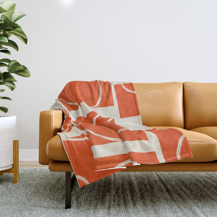 Abstract Pathways 5 Throw Blanket Gallery Image 1