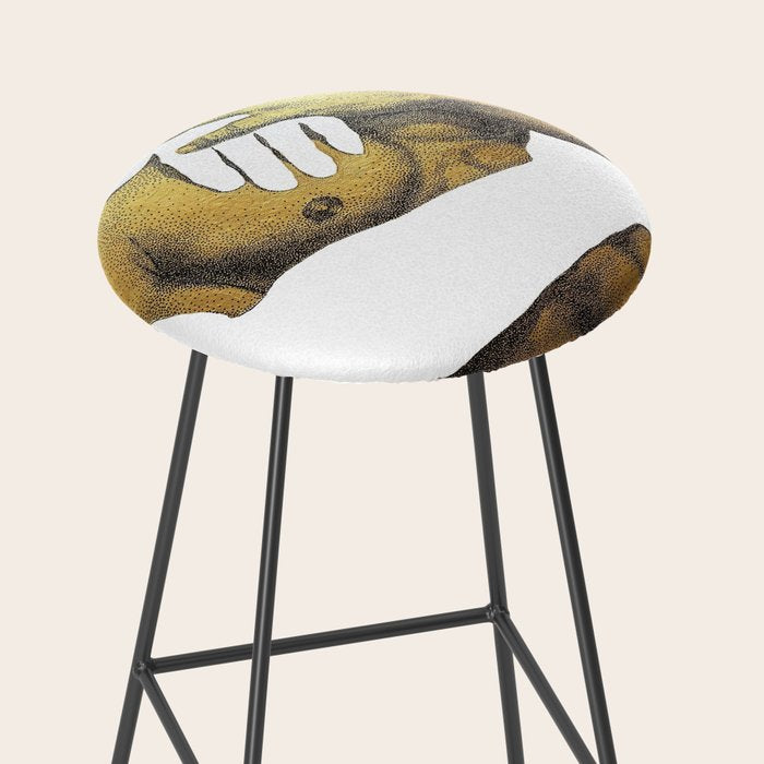 Echoes III (GOLD DOESN'T PRINT SHINY) Stool Gallery Image 2