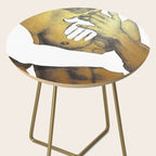 Echoes III (GOLD DOESN'T PRINT SHINY) Side Table Gallery Image 2