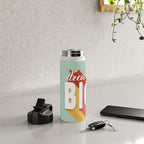 DREAM BIG - positive typography Water Bottle Gallery Image 4