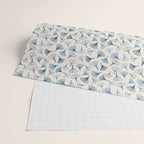 Ginko leaves blue Wrapping Paper Gallery Image 2