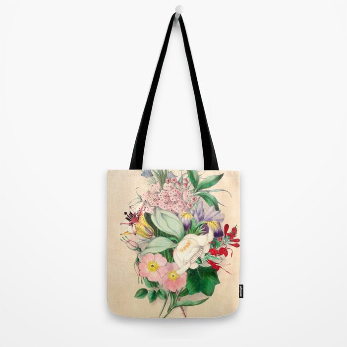 Wildflowers by Clarissa Munger Badger, 1859 (benefitting The Nature Conservancy) Tote Bag Gallery Image 2