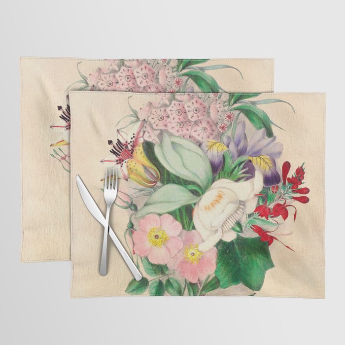 Wildflowers by Clarissa Munger Badger, 1859 (benefitting The Nature Conservancy) Placemat Gallery Image 1