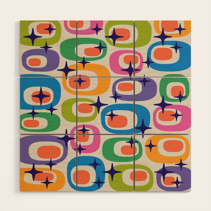 Mid Century Kitch 535 Wood Wall Art Gallery Image 1