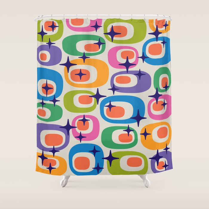 Mid Century Kitch 535 Shower Curtain Gallery Image 1