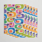 Mid Century Kitch 535 Wrapping Paper Gallery Image 3