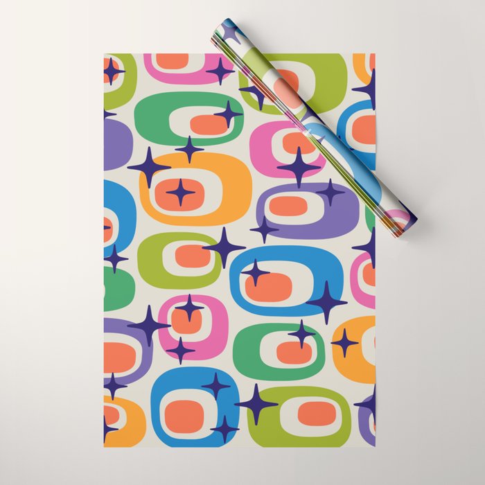 Mid Century Kitch 535 Wrapping Paper Gallery Image 1
