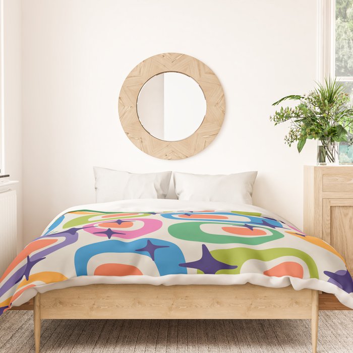 Mid Century Kitch 535 Duvet Cover Gallery Image 3
