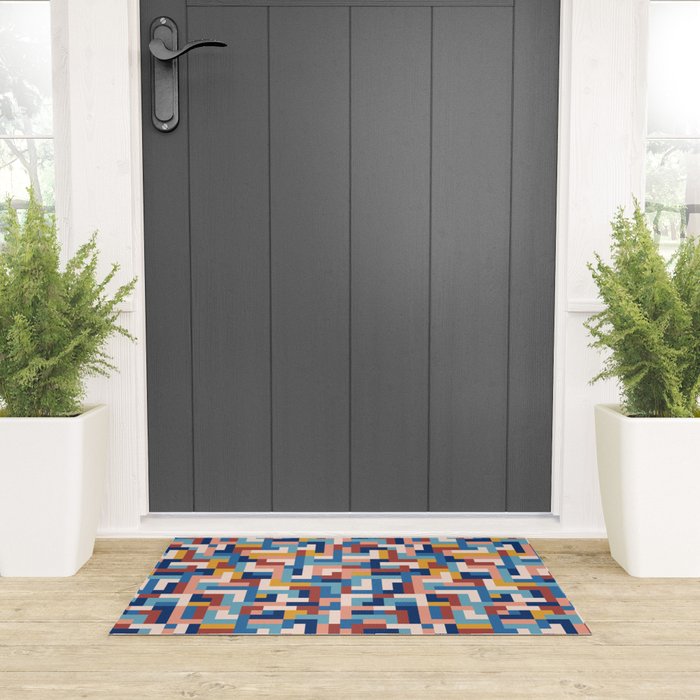 Boho M Tetris C Welcome Mat Gallery Image 3