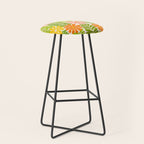Minimalist Floral Art  Stool Gallery Image 1