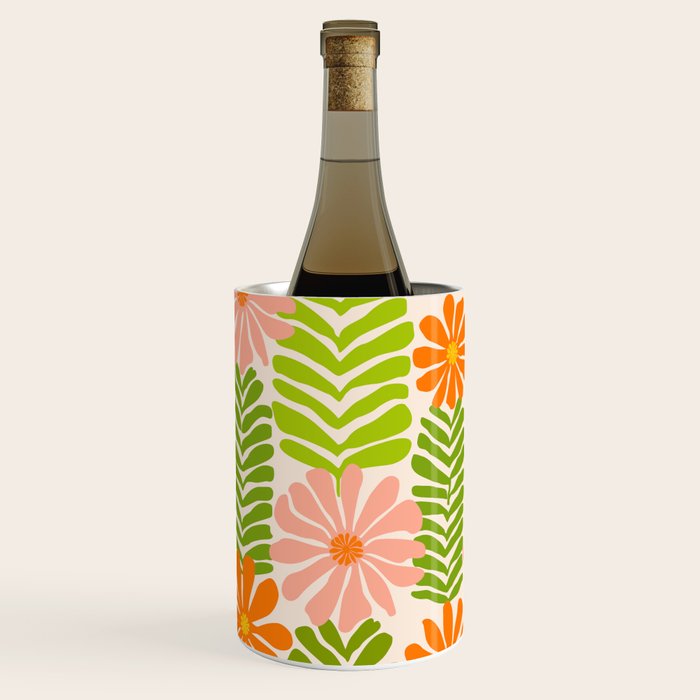 Minimalist Floral Art  Wine Chiller Gallery Image 1