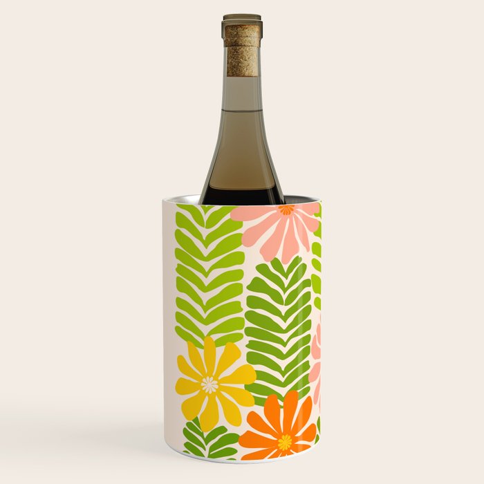Minimalist Floral Art  Wine Chiller Gallery Image 2