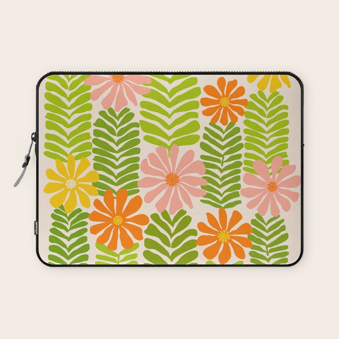 Minimalist Floral Art  Laptop Sleeve Gallery Image 1