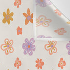 Vintage floral art pattern Wall Tapestry Gallery Image 3