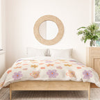 Vintage floral art pattern Duvet Cover Gallery Image 3
