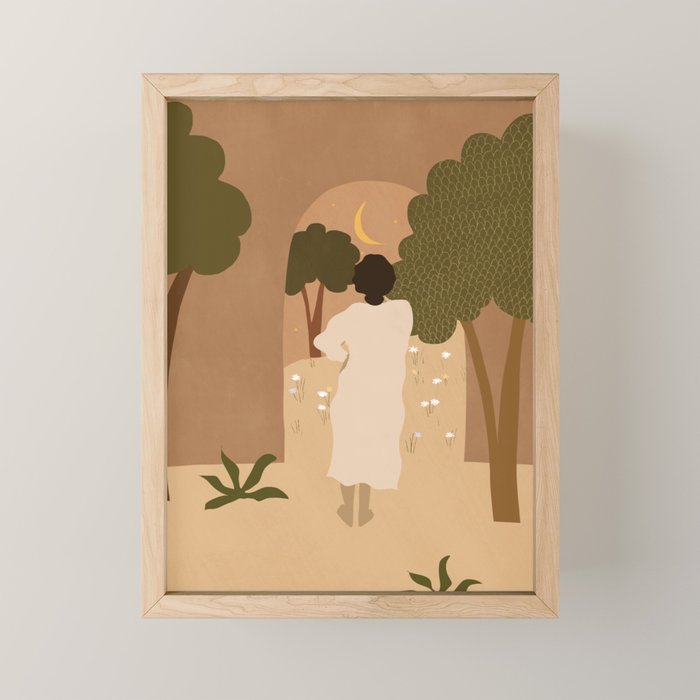 Looking Forward Mini Art Print Gallery Image 1