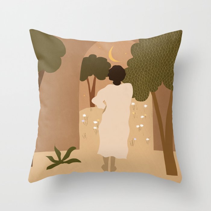 Looking Forward Throw Pillow Gallery Image 1