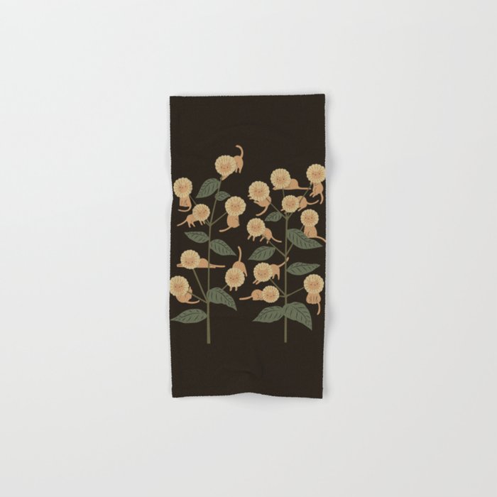 Cat and Plant 7: Catmouflage 2 Bath Towel Gallery Image 1
