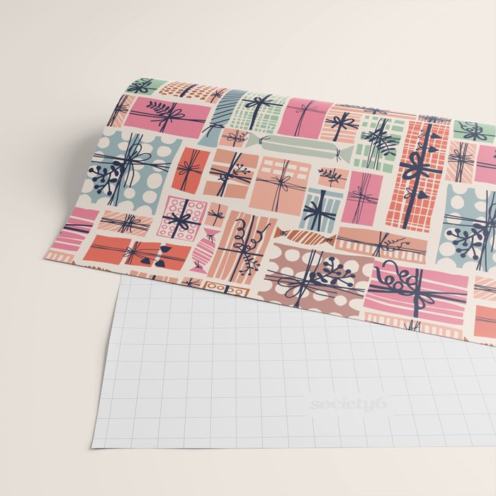 Favorite gift wrapped chalky Wrapping Paper Gallery Image 2