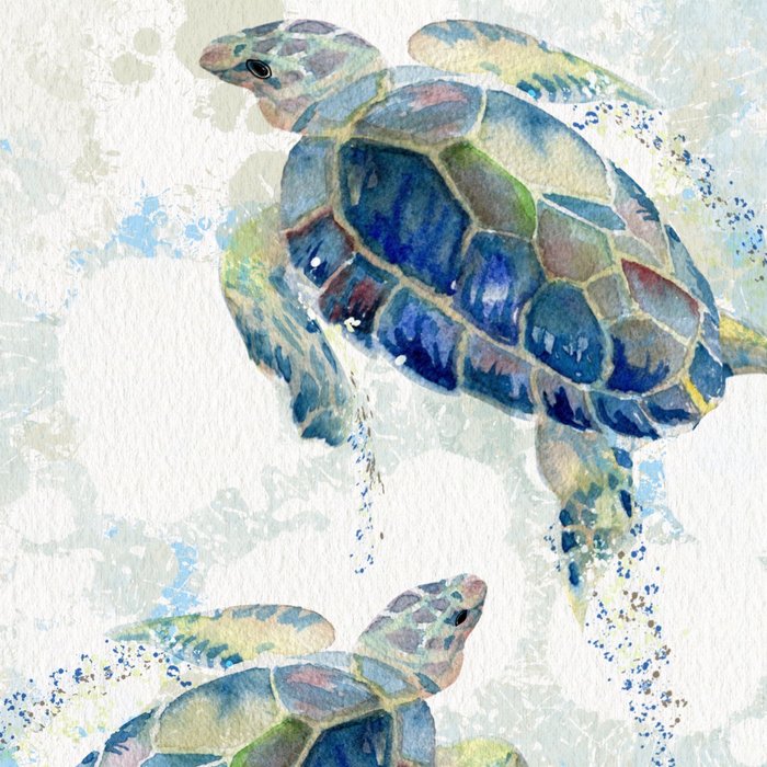 Swimming Together 2 - Sea Turtle  Coffee Mug Gallery Image 2
